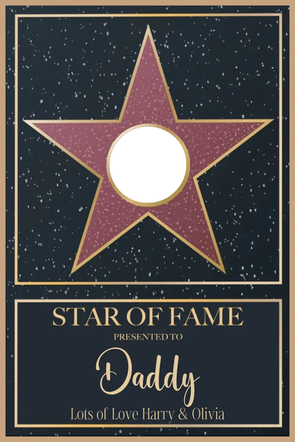 Star of Fame Framed Print